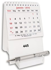   CALEND�RIO DE MESA TRIPLEX C/ WIRE-O