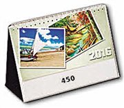 CALEND�RIO DE MESA PVC - C/ WIRE-O