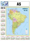 Mapa Am�rica do Sul